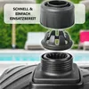 Sonnenschirmständer für 4,5-6cm mit Rolle Schirmständer Produktbild-Vorschau 6