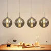 ZMH lampa wisząca stół jadalny 4 płomienie szara lampa Podgląd zdjęcia produktu 1