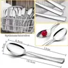 Set di cucchiai in acciaio inox HaWare, 12 pezzi, 19,5 cm, Anteprima dell’immagine prodotto 2