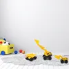 Relaxdays Giocattoli: veicoli da cantiere, set da 3 pezzi Anteprima dell’immagine prodotto 2