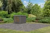 Karibu Gartenhaus Hybridhaus Metall Jupiter 2 terragrau Produktbild-Vorschau 3
