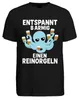 Ontspannen, grappig T-shirt met de tekst "Een armoedige, Productafbeelding-voorbeeld 2