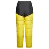 Gelbe und schwarze Isolationshose "Olympus Tech Down Pant" von La Sportiva; geeignet für Herren. Podgląd zdjęcia produktu