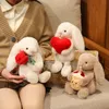Plüsch Hase 28 cm mit Kuchen – Kawaii Konijn Kuscheltier – Produktbild-Vorschau 10