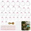 Befüllbare DIY Christbaumkugeln 30 Stück, 4/5/6cm Produktbild-Vorschau 1