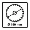 Lame de scie circulaire pour scies sans fil Expert for Voir les images du produit 19