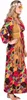 W4456-52 bunt Damen Hippie Kleid lang Partykostüm Gr.52 Produktbild-Vorschau 4