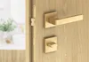 Messingfarben Matt, Gold Matt Türbeschlag ERGO für Badtüren Produktbild-Vorschau 3