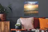 MuchoWow® Poster Sonnenuntergang - Wolken - Strand 50x50 cm Produktbild-Vorschau 2