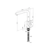 Villeroy & Boch 966801LE Küchenarmatur Modern Steel Produktbild-Vorschau 13