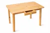Esstisch mit Schublade Küchentisch Tisch Massiv Kiefer Produktbild-Vorschau 1