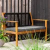 di volio zahradní lavice Teracina 120 cm - černá/šedá Náhled obrázku produktu 5