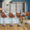 Yaheetech 2er Barhocker-Set Verstellbare Sitzhöhe 61,5 cm - Produktbild-Vorschau 3