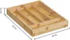 Bambusowy organizer do szuflady 25x34cm Podgląd zdjęcia produktu 2