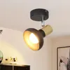 ZMH lampa sufitowa czarna reflektor sufitowy vintage - Podgląd zdjęcia produktu 1