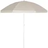 A beige umbrella on a white background. Produktbild-Vorschau