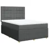 Eleganten-Stil Boxspringbett mit Matratze Dunkelgrau Produktbild-Vorschau 4