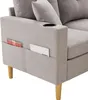 MODFU Ecksofa 3-Sitzer-Sofa mit Chaiselongue,Stauraum und Produktbild-Vorschau 9