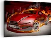 Bild auf Leinwand - Leinwandbild - Auto Flammen Rot - Produktbild-Vorschau 1