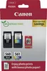 Pacchetto foto Canon PG-560+CL-561+Ph (nero e colore) Anteprima dell’immagine prodotto 1