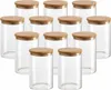 gouveo set di 12 barattoli da 500 ml in vetro borosilicato Anteprima dell’immagine prodotto 1