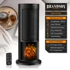 Brandson Aérotherme 1800W avec effet de feu de cheminée, Voir les images du produit 2