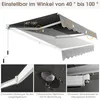 Tenda a bracci pieghevoli COSTWAY 2,5x2m Tenda da sole con Anteprima dell’immagine prodotto 9