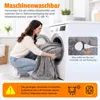 ZMH Elektrische Heizdecke 200x180cm Dunkelgrau Produktbild-Vorschau 3