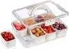 Snackschale mit Deckel Snackteller mit 8 Fächern Snack Produktbild-Vorschau 6