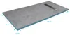 Receveur De Douche A Carreler 90X160Cm Recoupable Sur Voir les images du produit 5