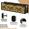 Kaminholzregal innen + außen Metall verzinkt 40x25x150 Produktbild-Vorschau 6