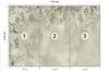 Muralo Vlies Fototapete Für Wohnzimmer BLÄTTER Blumen Beton Produktbild-Vorschau 3