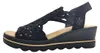 Rieker Damen Sandalette Schwarz Voir les images du produit 38