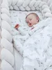 Bettschlange geflochten Velours 400 cm – Weiß | Produktbild-Vorschau 5