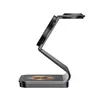 A side view of a black and gray wireless charging stand. Náhled obrázku produktu