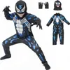 VENOM MARVEL KOSTÜM für KINDER mit MASKE und MUSKELN + Produktbild-Vorschau 8