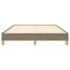 Bettgestell ohne Matratze Taupe 140x190 cm Stoff Produktbild-Vorschau 4