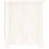 vidaXL Botník bílý 110x38x45,5 cm Borovicový masiv Náhled obrázku produktu 5