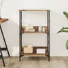 vidaXL Regał dębowy Artisan 50x33x82 cm materiał Podgląd zdjęcia produktu 9