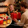 Solarbetriebene Outdoor-Hängelampe, flackerndes LED-Feuer, Produktbild-Vorschau 3
