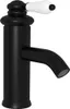 vidaXL Rubinetto per lavabo nero 130x180 mm Anteprima dell’immagine prodotto 3