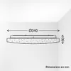 Briloner Plafonnier LED avec télécommande Ø34x6cm rond 24W, Voir les images du produit 5