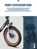 Onesport 20 Zoll Elektrofahrrad ebike Pedelec mit 48V 17 Ah Produktbild-Vorschau 11