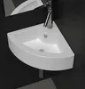 vidaXL Lavabo con troppopieno 45 x 32 x 12,5 cm Bianco Anteprima dell’immagine prodotto 8