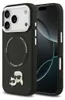 A black Karl Lagerfeld phone case for an iPhone is shown. Anteprima dell’immagine prodotto
