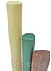 Three rolled-up privacy screens of different colors and sizes. Produktbild-Vorschau
