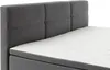 Boxspringbett Kenora grau 7-Zonen TFK mit Topper 180x200 Produktbild-Vorschau 4
