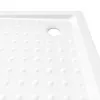 The Living Store Duschwanne Anti-Rutsch Weiß 90x90x4 cm ABS Produktbild-Vorschau 6