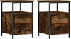 vidaXL Noční stolky 2 ks. Kouřový dub 34x35,5x50 cm výrobek Náhled obrázku produktu 2