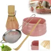 Matcha Besen Set, Matcha Set Rosa 5-Teiliges, Japanisches Produktbild-Vorschau 1